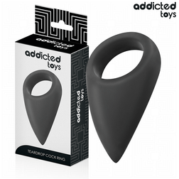 Cockring Addicted Toys forme larme silicone en Silicone vu de face