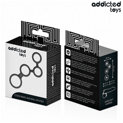 Cockring + séparateur testicules silicone — emballage