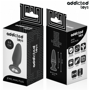 Plug bijou cristal S 3,8 cm débutant — emballage