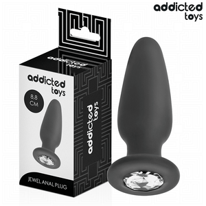 Plug bijou cristal S 3,8 cm débutant · Addicted Toys · Plugs bijoux