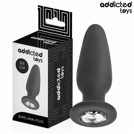 Plug bijou cristal S 3,8 cm débutant · Addicted Toys · Plugs bijoux