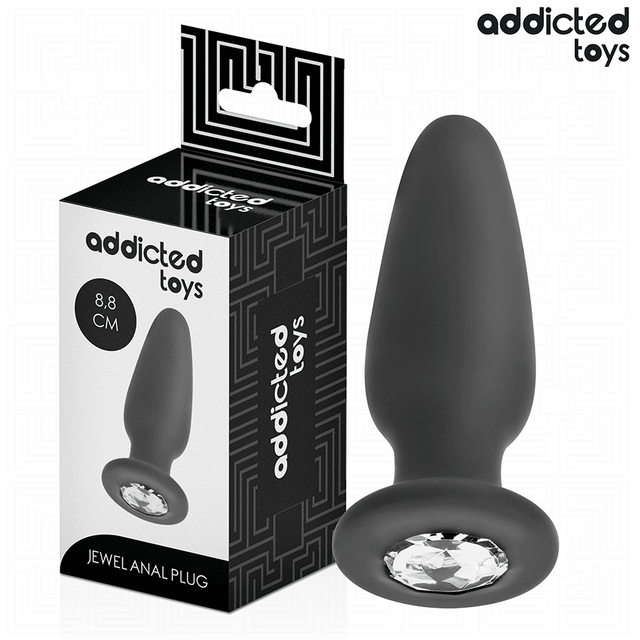 Plug bijou cristal S 3,8 cm débutant · Addicted Toys · Plugs bijoux