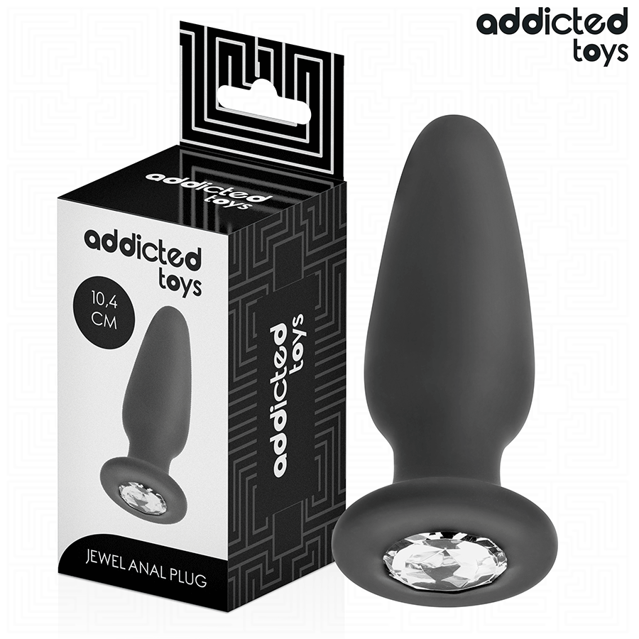 Plug bijou cristal M 4,2 cm · Addicted Toys · Plugs bijoux
