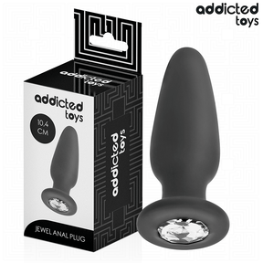Plug bijou cristal M 4,2 cm · Addicted Toys · Plugs bijoux