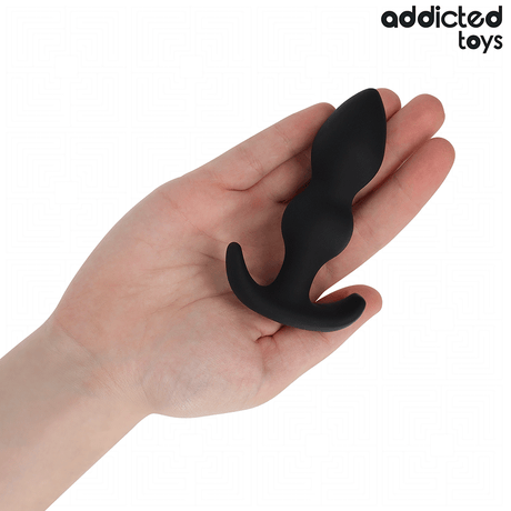 Plug anal double boule 10,3 cm — vue de profil