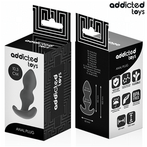 Plug anal double boule 10,3 cm — emballage