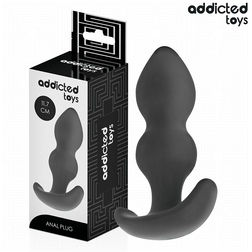 Plug anal double bulbe base flexible 11,7 cm · Addicted Toys · Plugs