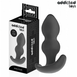 Plug anal double bulbe base flexible 11,7 cm · Addicted Toys · Plugs