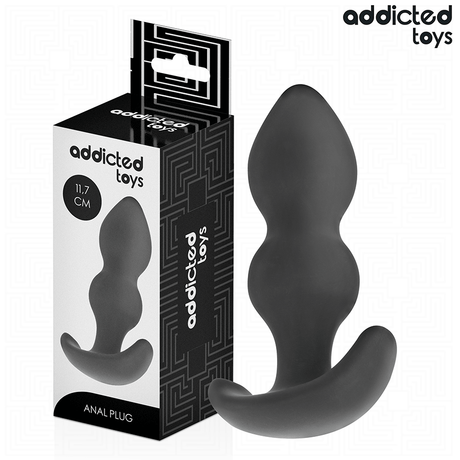 Plug anal double bulbe base flexible 11,7 cm · Addicted Toys · Plugs