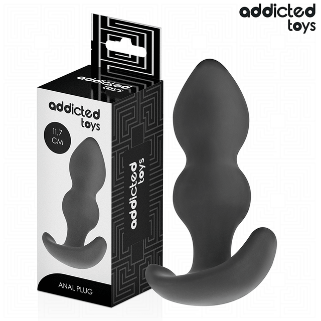 Plug anal double bulbe base flexible 11,7 cm · Addicted Toys · Plugs
