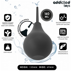 Poire anale voyage 160 ml format polyvalent — taille M