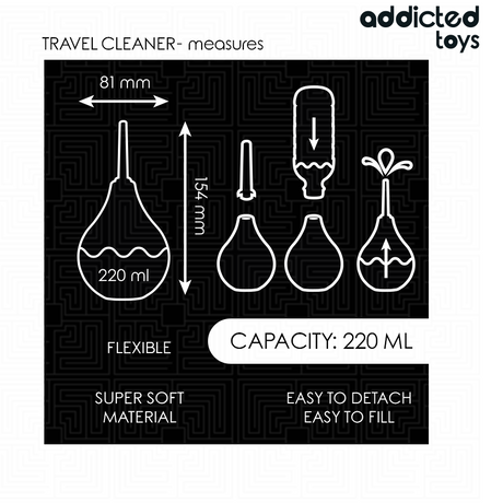Large Travel Anal Douche Bulb, 220 ml — L — image 5