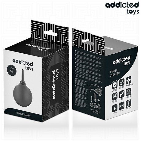 Large Travel Anal Douche Bulb, 220 ml — L — packaging