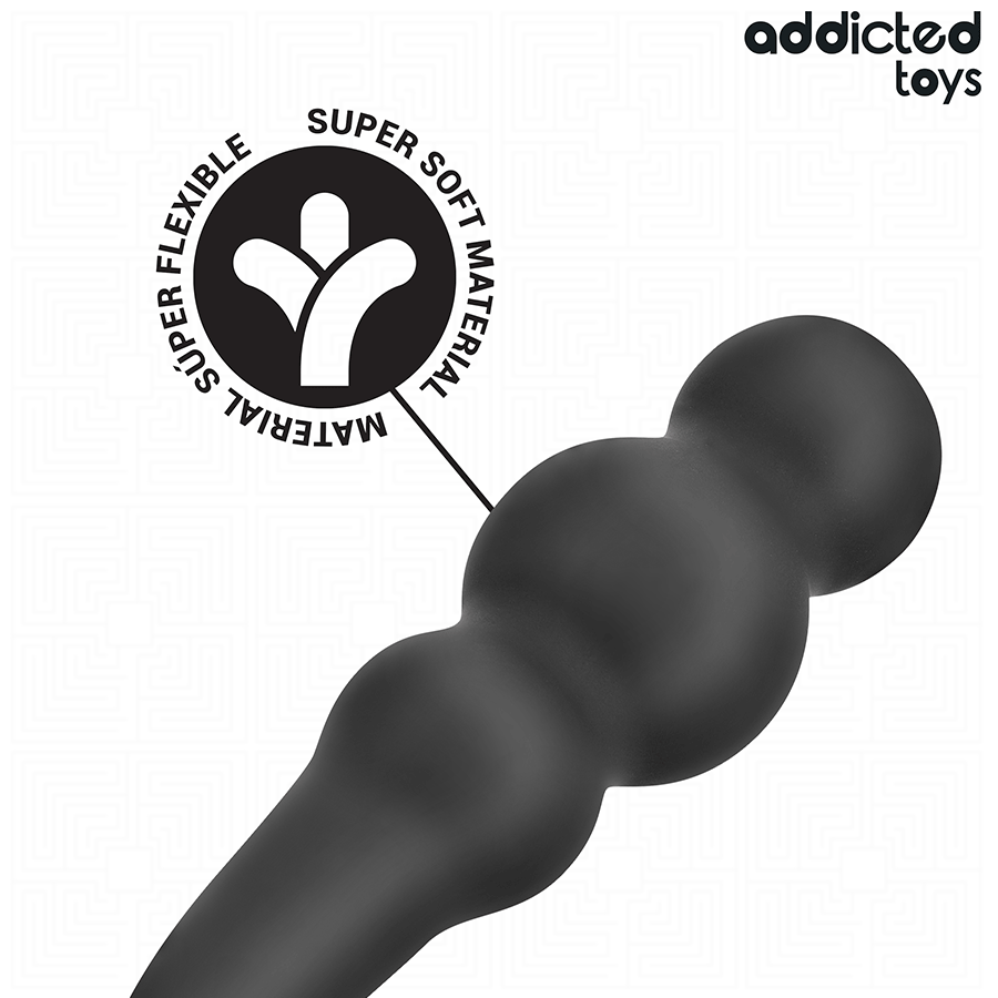 Plug anal avec cockring — vue détaillée