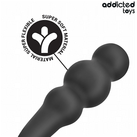 Plug anal avec cockring — vue détaillée