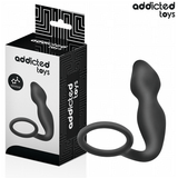 Plug prostatique courbé + cockring — Modèle 2 · Addicted Toys · Plugs