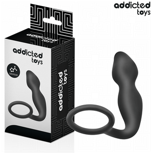 Plug prostatique courbé + cockring — Modèle 2 · Addicted Toys · Plugs