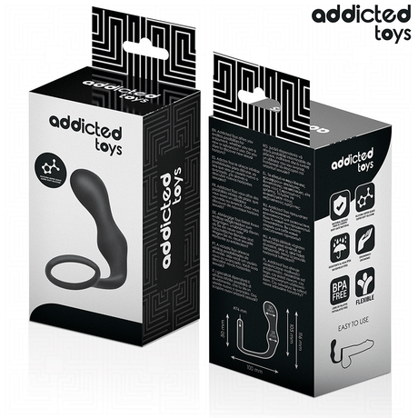 Plug prostatique double boule + cockring — emballage