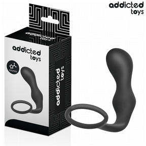 Plug prostatique double boule + cockring — Modèle 3 · Addicted Toys · Plugs