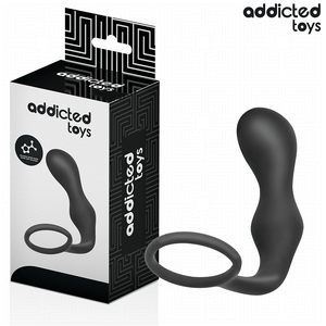 Plug prostatique double boule + cockring — Modèle 3 · Addicted Toys · Plugs