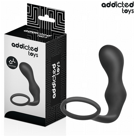 Plug prostatique double boule + cockring — Modèle 3 · Addicted Toys · Plugs