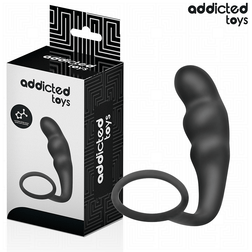Plug trapu tête bulbeuse + cockring — Modèle 4 · Addicted Toys · Plugs