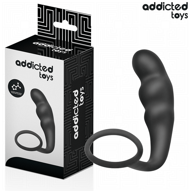 Plug trapu tête bulbeuse + cockring — Modèle 4 · Addicted Toys · Plugs