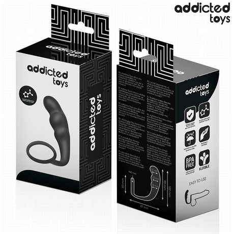 Plug trapu tête bulbeuse + cockring — emballage