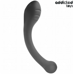 Stimulateur anal courbé en silicone 18 cm — en situation