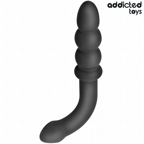 Double stimulateur prostate + chapelet 4 perles — en situation