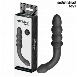 Masseur anal double embout en silicone 19 cm · Addicted Toys · Plugs