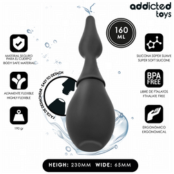 Poire à lavement format voyage en silicone souple 160 ml — Travel Cleaner