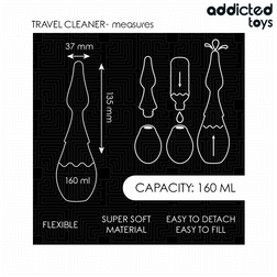 Poire à lavement format voyage en silicone souple 160 ml — Travel Cleaner