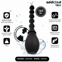 Poire de lavement canule chapelet 6 boules 160 ml — M5