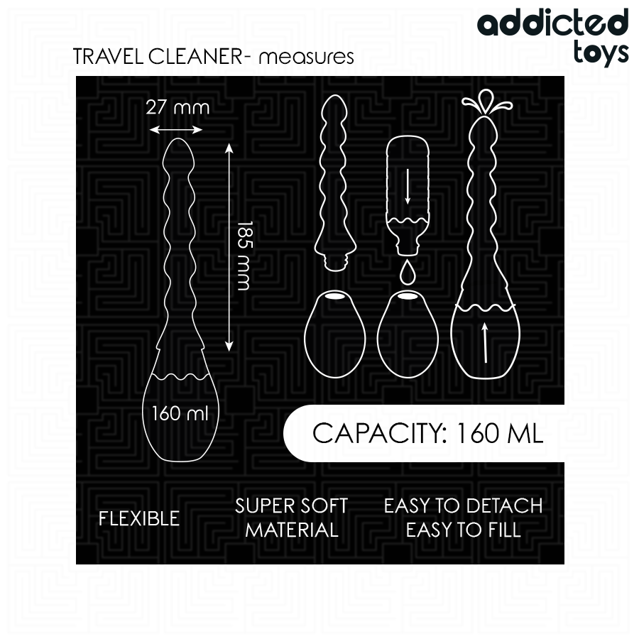 Poire de lavement canule chapelet 6 boules 160 ml — en situation