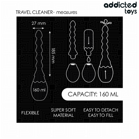 Poire de lavement canule chapelet 6 boules 160 ml — en situation