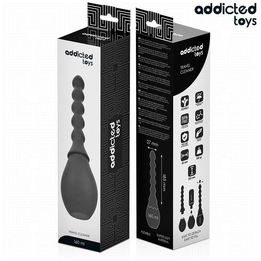 Poire de lavement canule chapelet 6 boules 160 ml — emballage