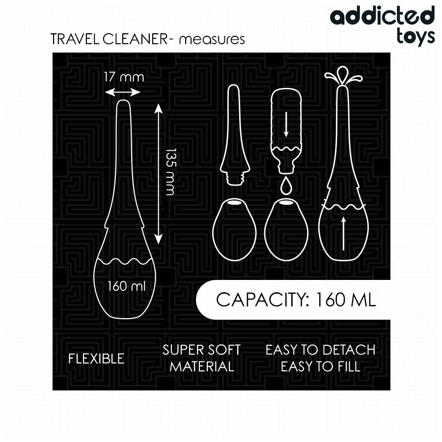 Poire de lavement canule conique large 160 ml — en situation