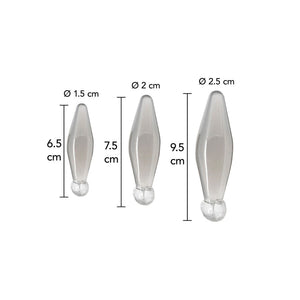 TOYJOY JEU ANAL FINGER RIMMER 3 PIECES TRANSPARENT