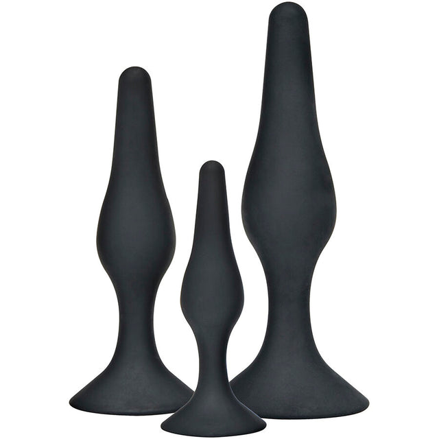 Kit 3 plugs anaux silicone progressifs — Curvy Companions · Toyjoy · Plugs