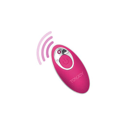 TOYJOY HAPPINESS SUNN SIDE UP AND DOWN VIBRATEUR FUCHSIA TELECOMMANDE