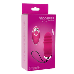 TOYJOY HAPPINESS SUNN SIDE UP AND DOWN VIBRATEUR FUCHSIA TELECOMMANDE