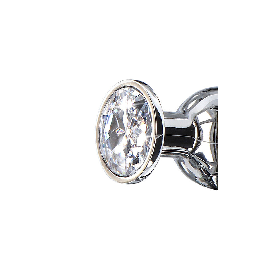 Plug bijou aluminium — gros plan