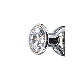 Plug bijou aluminium large — gros plan