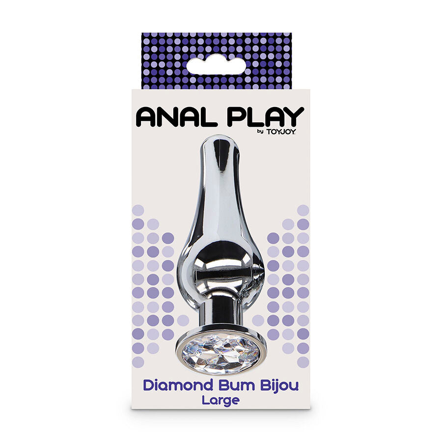 Plug bijou aluminium large — vue de profil