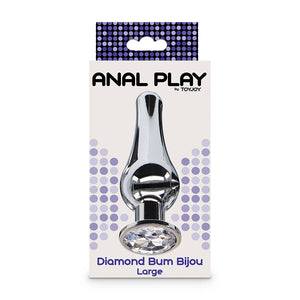 Plug bijou aluminium large — vue de profil