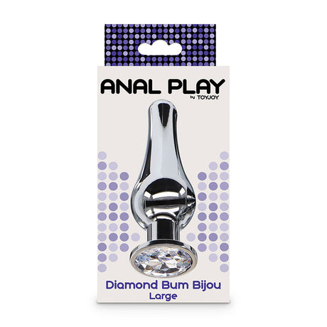Plug bijou aluminium large — vue de profil