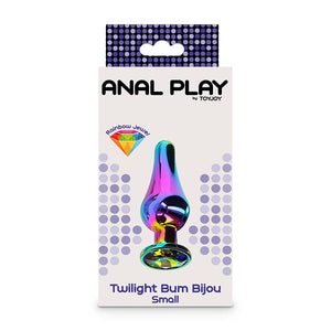 Plug bijou aluminium rainbow — vue de profil