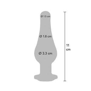 Plug bijou aluminium rainbow 11 cm — emballage
