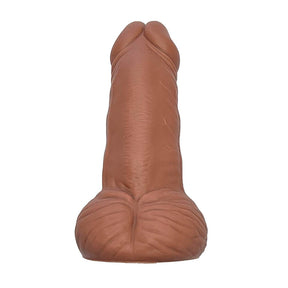 DIABLO PICANTE JOUET ANTI STRESS EN FORME DE PENIS DE COULEUR MULATRE CHAUDE